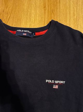 Polo sport ralph lauren sudadera vintage baggy fit