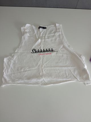 Camisetas cortas de tirantes 