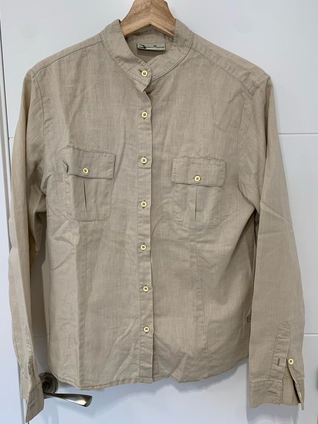 Camisa mujer lino/algodón talla M