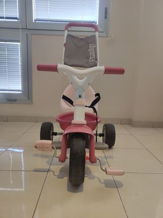 Triciclo bebé/niño rosa evolutivo