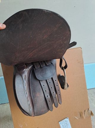 Sella inglese  bambino hubertus salto ostacoli