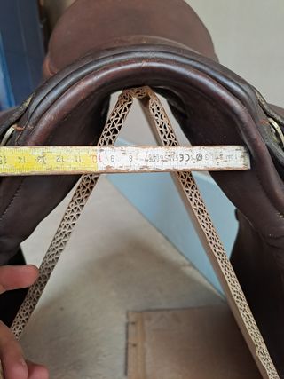 Sella inglese  bambino hubertus salto ostacoli