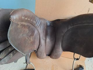 Sella inglese  bambino hubertus salto ostacoli