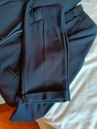 Traje azul