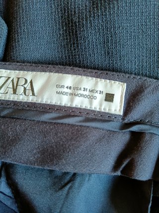 Traje azul