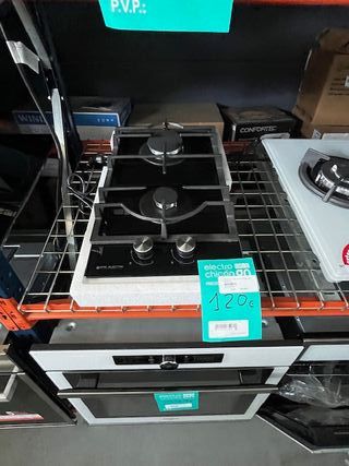 Encimera crista gas 2 fuegos