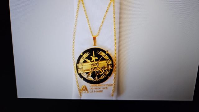 Medallón de La Legión en Damasquinado de Toledo