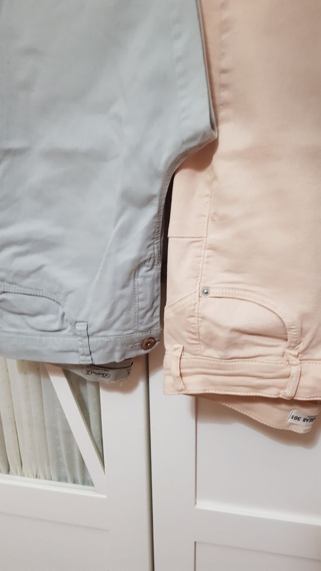 Lote dos pantalones pitillos