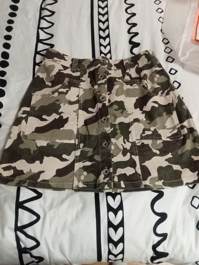Mini falda militar 