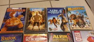 10 DVD film e cartoni vari