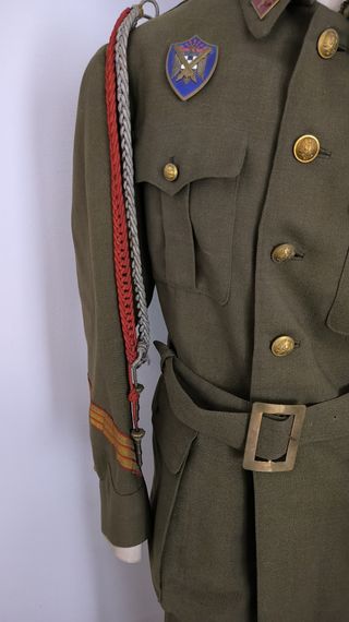 Antiguo traje militar de sargento,anti