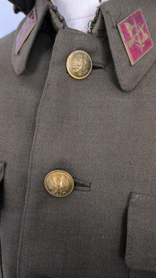 Antiguo traje militar de sargento,anti