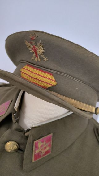 Antiguo traje militar de sargento,anti