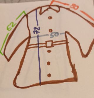 Antiguo traje militar de sargento,anti