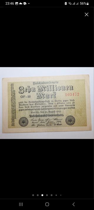 Banconota tedesca antica