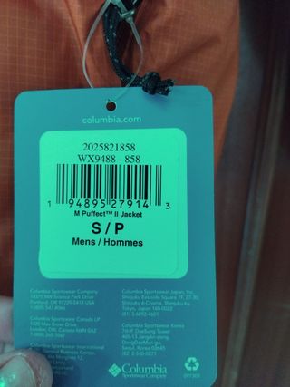 Cazadora talla S men