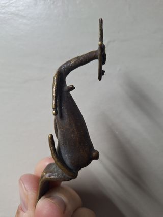 Antiguo bronce KULANGO 10 cm Arte Africa