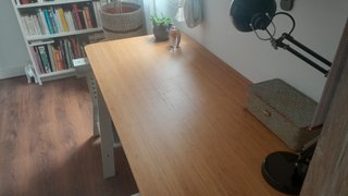 Mesa escritorio bamboo ikea
