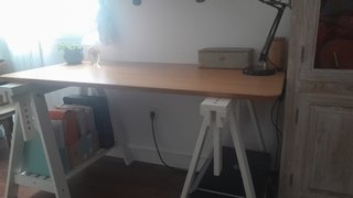 Mesa escritorio bamboo ikea