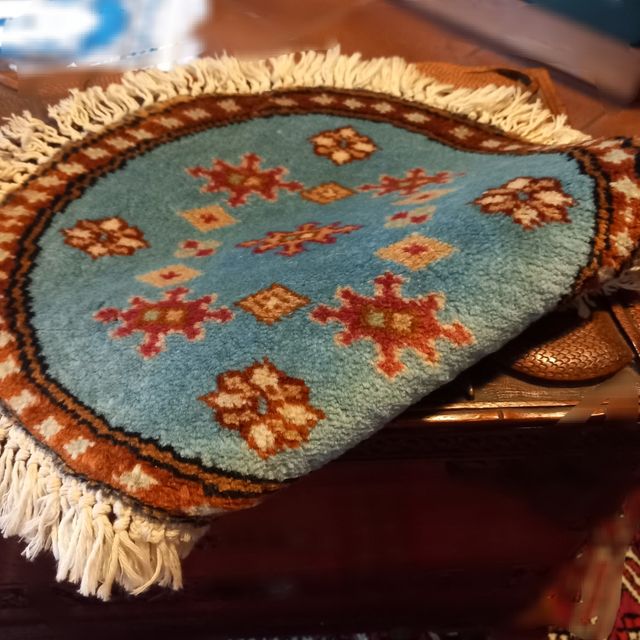 Tappetino persiano tondo