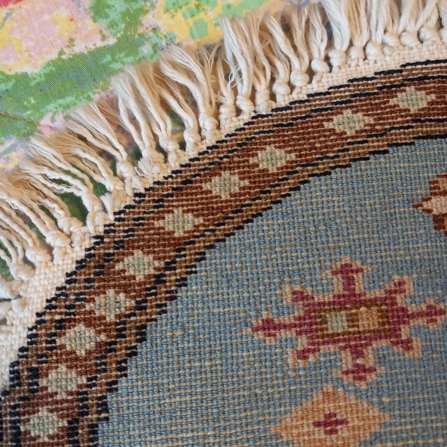 Tappetino persiano tondo