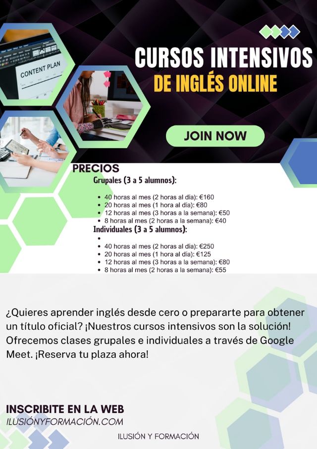 Cursos intensivos ingles online