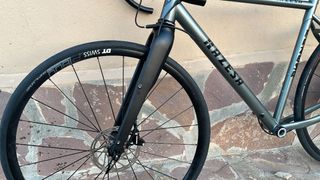 Cuadro y horquilla gravel columbus 
