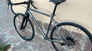 Cuadro y horquilla gravel columbus 