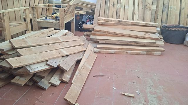 Tablas sueltas de palets