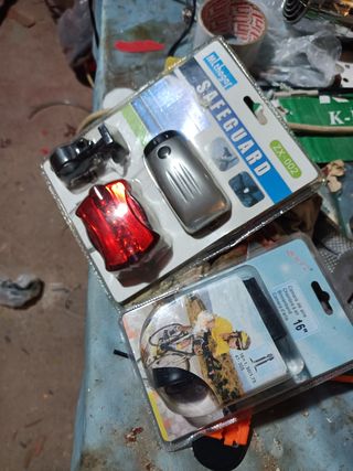 Luz para bici y recámara