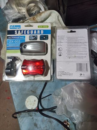 Luz para bici y recámara