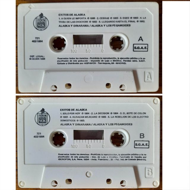 Cassette Alaska Tahures Zurdos precio unidad