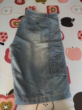 Pantalón bermuda vaquero 