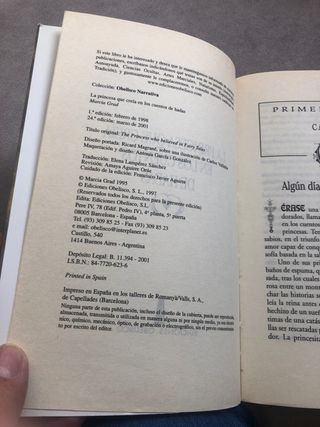 La Princesa que creia en los cuentos de Hadas 