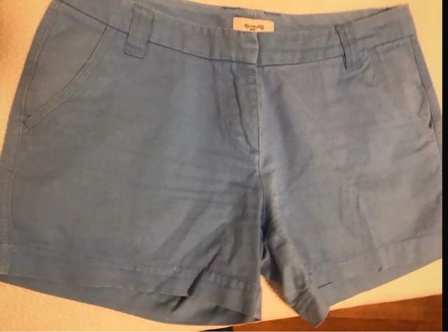 Pantalon corto  azul