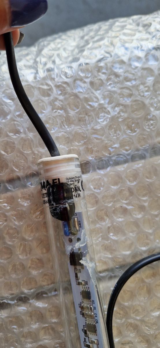 Led Acquario 70cm 14W bianco e blu