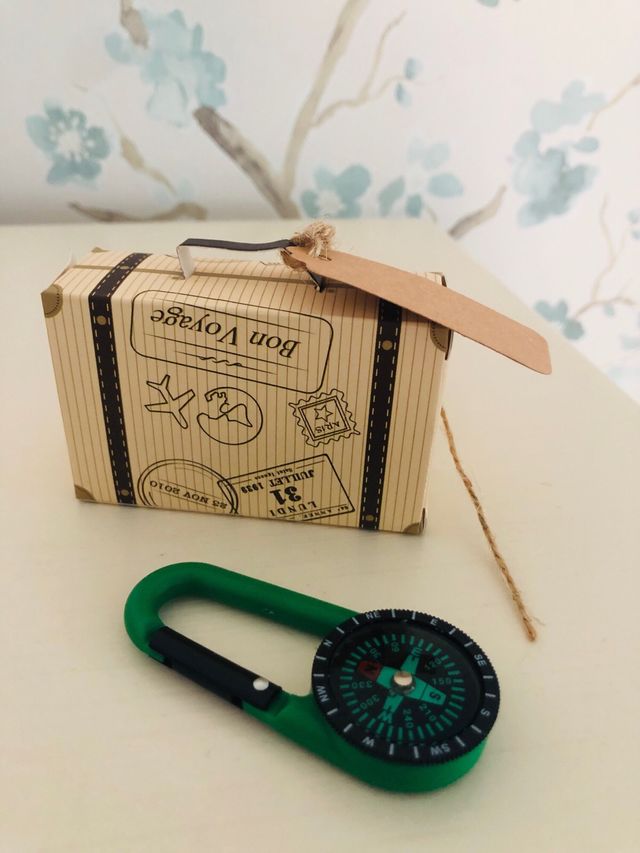 Brújula con cajita (cartón)