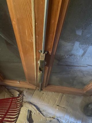 Ventana de madera antigua