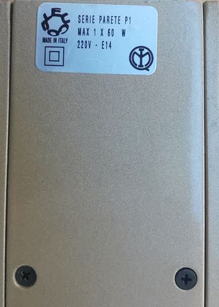 apliques de pared murano 2 unidades