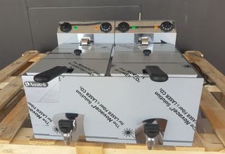 FREIDORA ELÉCTRICA 10+10 LT/AM .