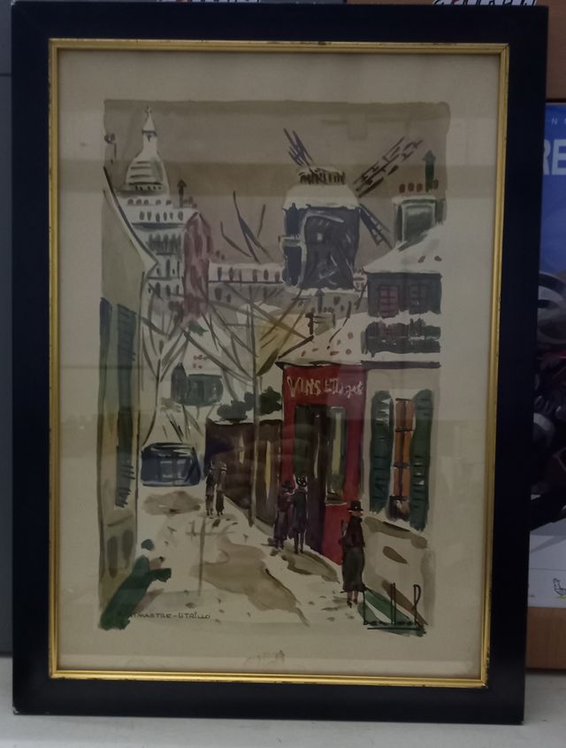 Lámina cuadro utrillo