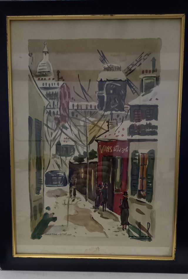 Lámina cuadro utrillo