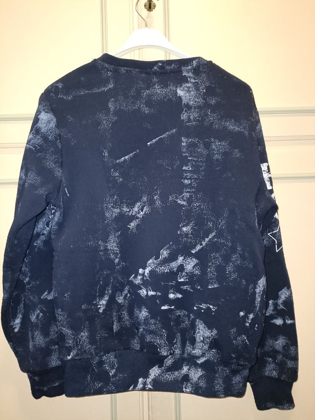 Maglione/felpa blu con tasche