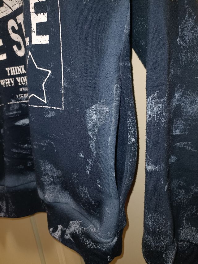 Maglione/felpa blu con tasche