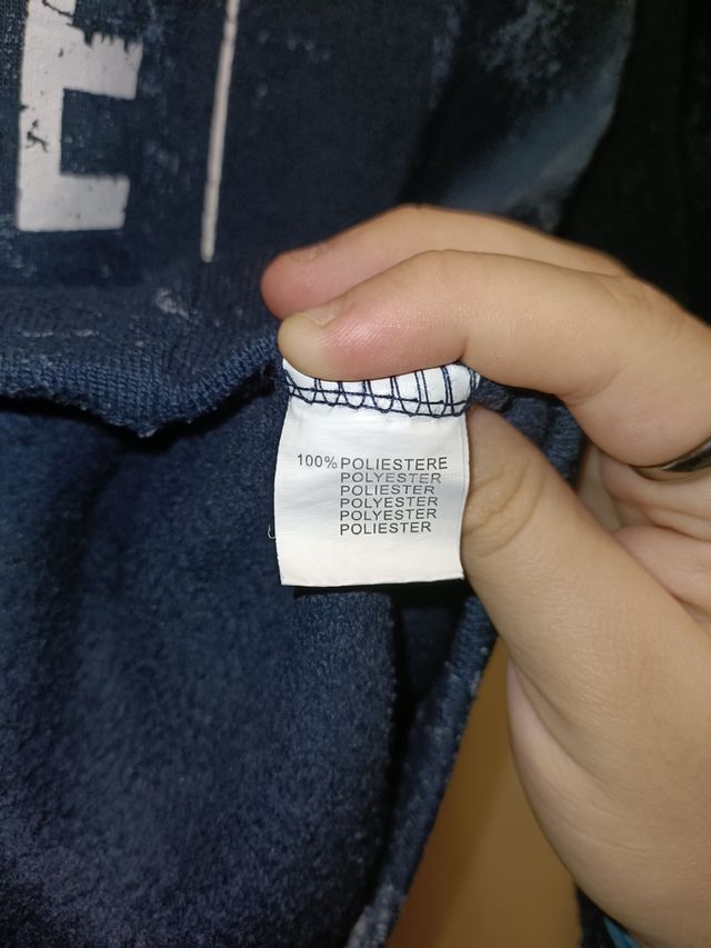 Maglione/felpa blu con tasche