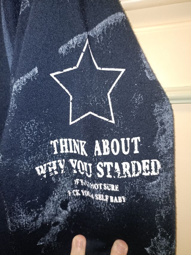 Maglione/felpa blu con tasche