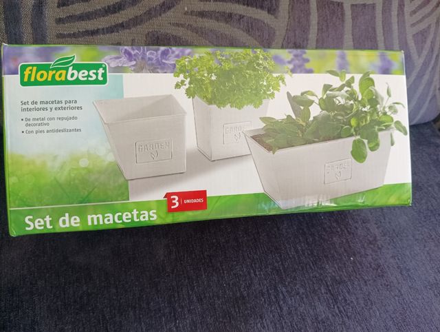 Set macetas interior y exterior nuevas
