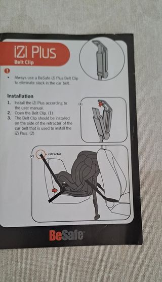 Sillita iZi Plus de BeSafe 0-5 años