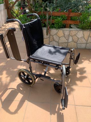 Silla de ruedas plegable rueda pequeña