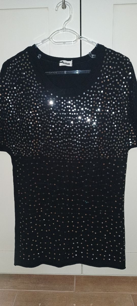 Maglia con paillettes